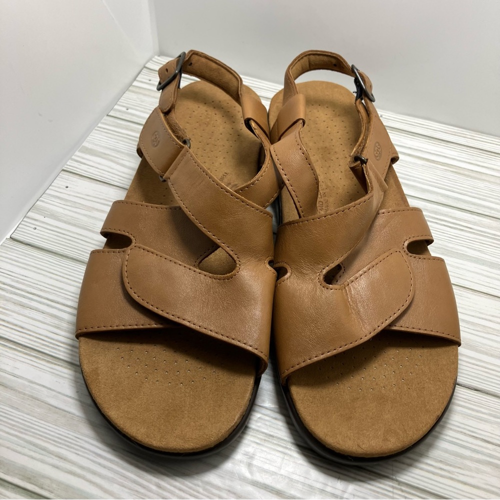 SAS Womens Huggy Cross Strap Sandal Size 11